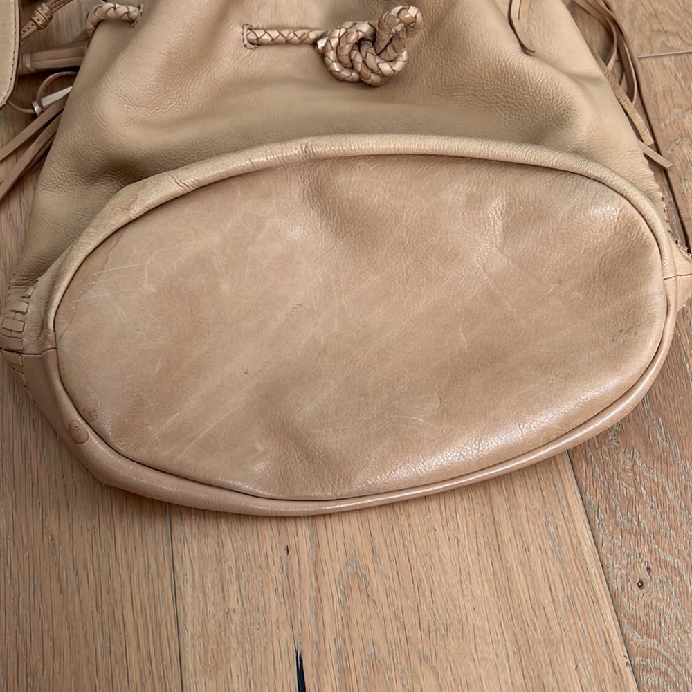 JOIE Mabel Leather Bucket Bag - Brown Cross body - Picture 15 of 16